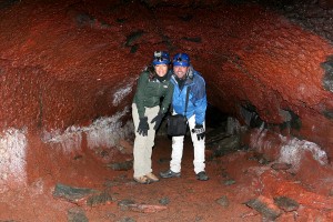 Caving trip in Iceland
